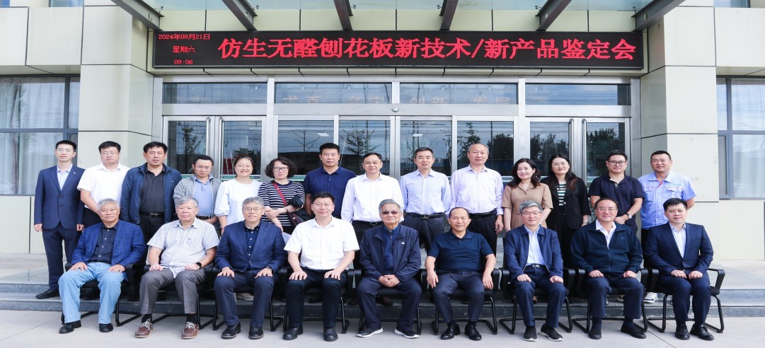 重磅！新港集團和東北林業大學共同研發的仿生無醛刨花板新技術/新產品通過4項“國際領先”水平鑒定!