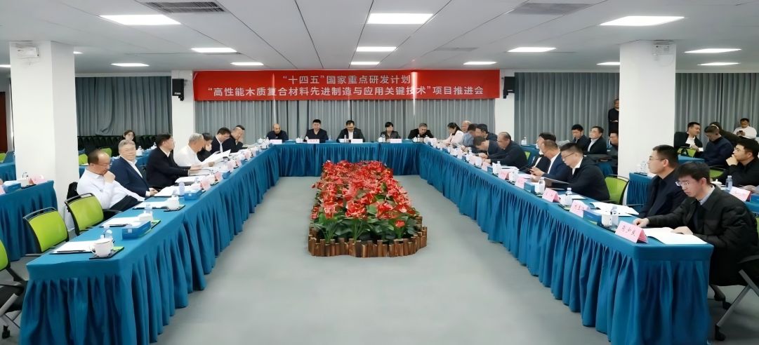 “十四五”國家重點研發(fā)計劃“高性能木質(zhì)復合材料先進制造與應(yīng)用關(guān)鍵技術(shù)”項目推進會于新港集團順利召開！